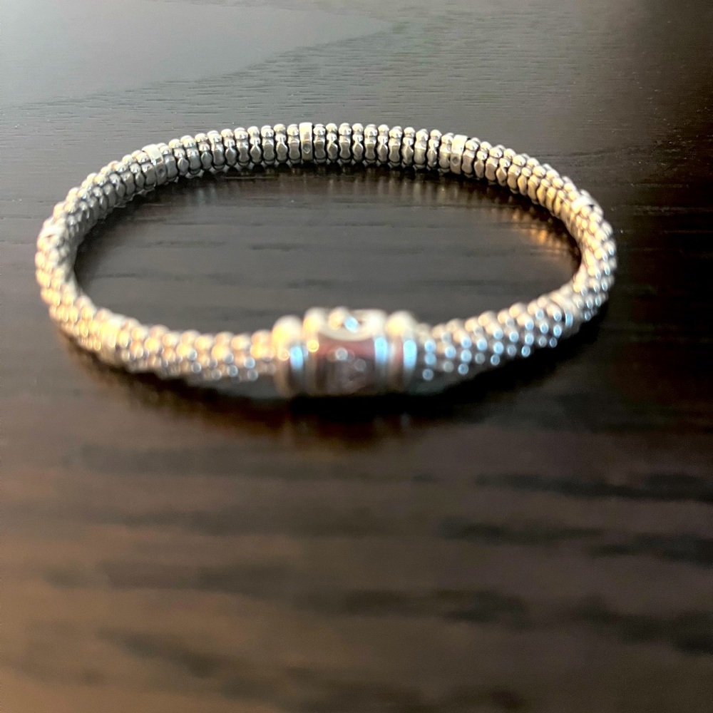 LAGOS caviar rope bracelet - medium